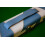 Handmade 3/4 Deluxe Patchwork Style Snooker Cue Case - White/Blue 3