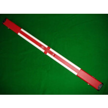 Luxury Hand Crafted 3/4 St Georges Cross Leather Hard Snooker Cue Case