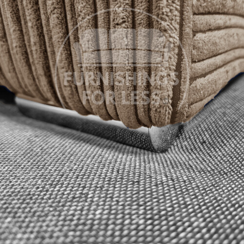 (Coffee) Delta Fullback Cord 3 + 2 Sofa Suite Set 2