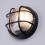 Litecraft Mole Grid Style Outdoor Black Wall Light 4