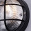 Litecraft Mole Grid Style Outdoor Black Wall Light 6