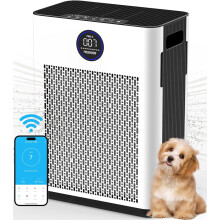 (AP304) Home Air Purifier, FRESHDEW Air Purifier for bedrooms up to 170 sqm with Smart WiFi, Air Quality and Light Sensor, Dual Sided Air Inlet