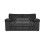 (Black, 2 Seater) Delta Fullback Cord Corner Sofa Range 1