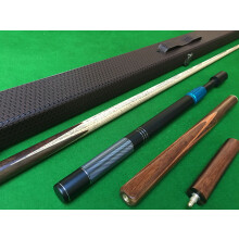 3/4 Handmade Ash and Rosewood 57.1 Inch Snooker Cue Set with 8.5mm Tip