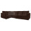 (Chocolate, 5 Seater Left Hand Facing Corner) Delta Fullback Cord Corner Sofa Range 1