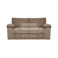 (Coffee, 2 Seater) Delta Fullback Cord Corner Sofa Range