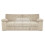 (Cream, 3 Seater) Delta Fullback Cord Corner Sofa Range 1
