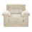 (Cream, Armchair) Delta Fullback Cord Corner Sofa Range 1