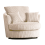 (Cream, Swivel Chair) Delta Fullback Cord Corner Sofa Range 1