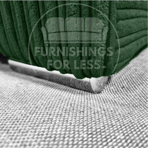 (Green, 5 Seater Symmetrical Corner) Delta Fullback Cord Corner Sofa Range 2