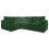 (Green, 4 Seater Left Hand Facing Corner) Delta Fullback Cord Corner Sofa Range 1