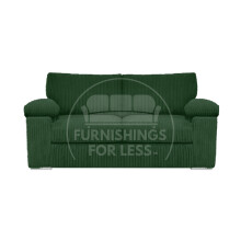 (Green, 2 Seater) Delta Fullback Cord Corner Sofa Range