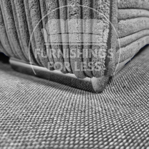 (Grey, 5 Seater Left Hand Facing Corner) Delta Fullback Cord Corner Sofa Range 2
