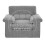 (Grey, Armchair) Delta Fullback Cord Corner Sofa Range 1