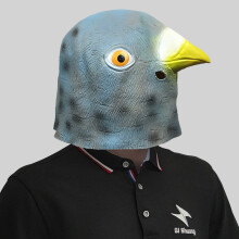 (Pigeon Hat) Diverse Collection Of Funny Animal Head Masks For Festive Celebrations And Parties