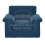 (Marine Blue, Armchair) Delta Fullback Cord Corner Sofa Range 1