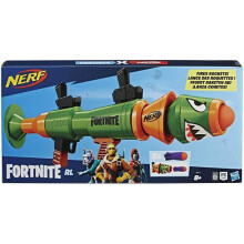 Nerf Fortnite RL Blaster with 2 Foam Rockets (E7511EU4) - Realistic Fortnite Action, No Batteries, Includes Stock, Ages 8+