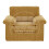 (Mustard, Armchair) Delta Fullback Cord Corner Sofa Range 1
