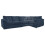 (Navy Blue, 5 Seater Right Hand Facing Corner) Delta Fullback Cord Corner Sofa Range 1