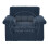 (Navy Blue, Armchair) Delta Fullback Cord Corner Sofa Range 1
