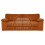 (Orange, 3 Seater) Delta Fullback Cord Corner Sofa Range 1
