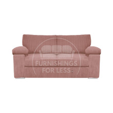 (Pink, 2 Seater) Delta Fullback Cord Corner Sofa Range