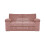(Pink, 2 Seater) Delta Fullback Cord Corner Sofa Range 1