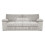 (Silver, 3 Seater) Delta Fullback Cord Corner Sofa Range 1