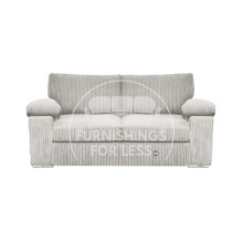 (Silver, 2 Seater) Delta Fullback Cord Corner Sofa Range