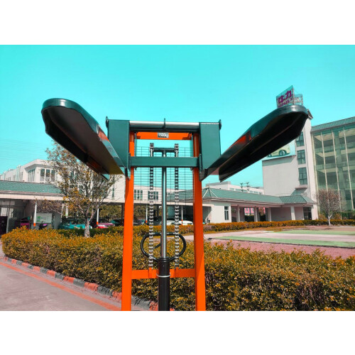 Adjustable Manual Straddle Stacker 1T 2.5M (Wide Leg Lifting Truck) 2