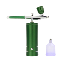 WuLinshop Airbrush Kit Rechargeable Cordless Compressor A