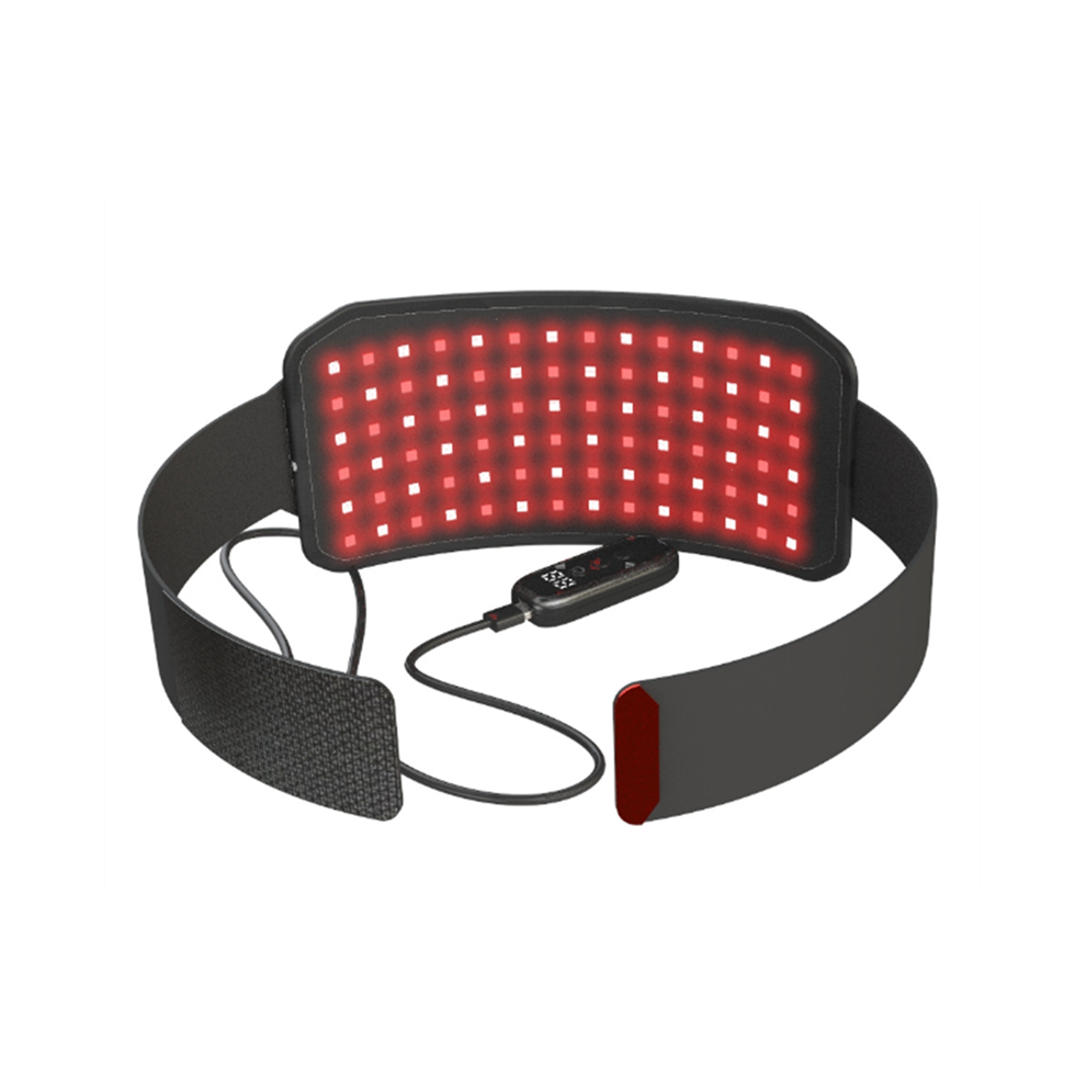 WuLinshop 660Nm/850Nm Therapy Belt LED Red Light Infrared Body Wrap Massage Pad