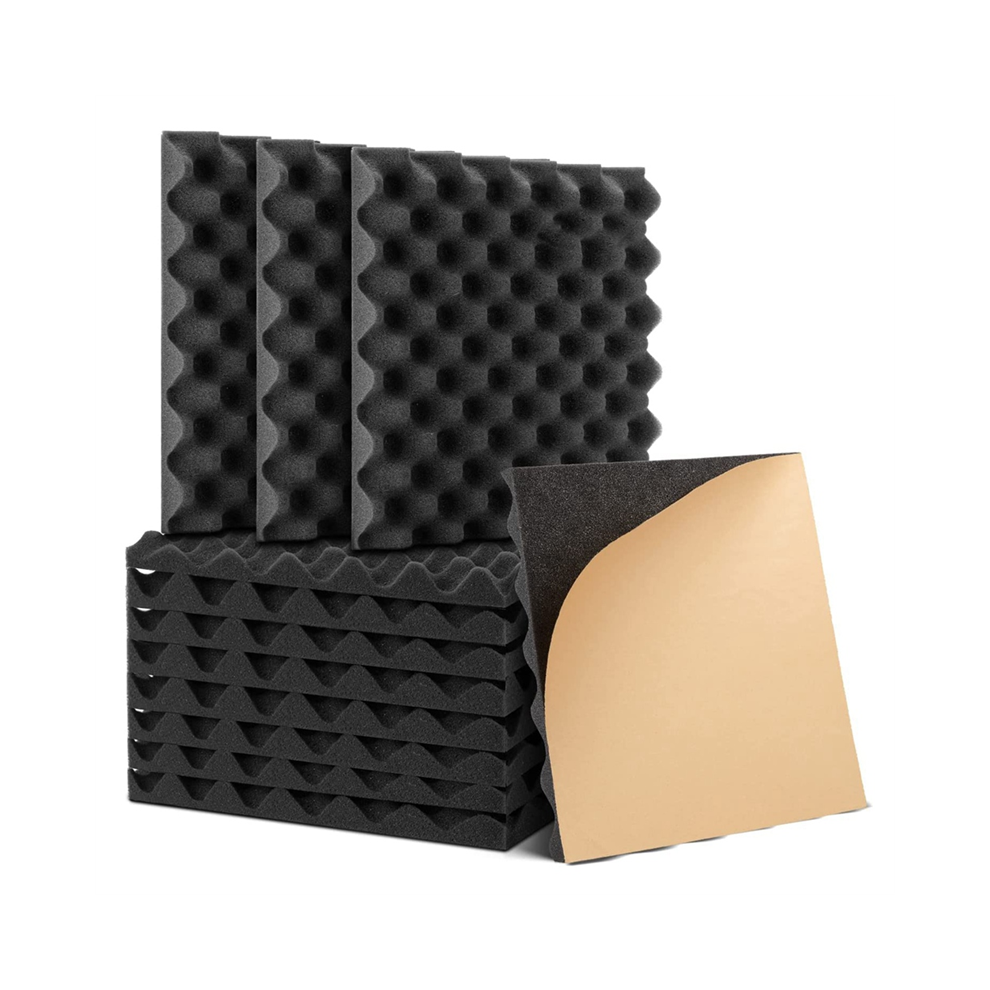 Wulinshop High Density Soundproof Wall Panels Egg Crate Sound Panels-1X12x12in 4851142750225