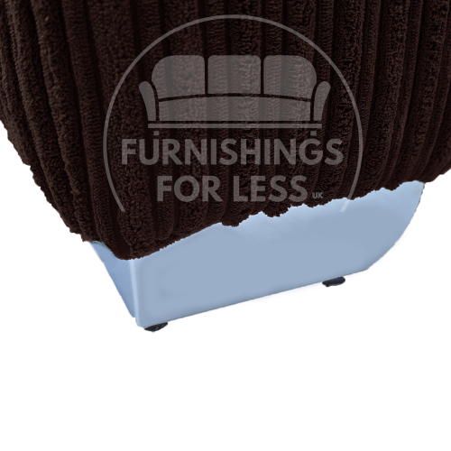 (Chocolate) Bishop U-Shape Fullback Jumbo Cord Fabric 2