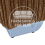 (Coffee) Bishop U-Shape Fullback Jumbo Cord Fabric 3