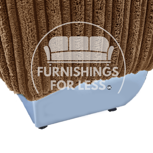 (Coffee) Bishop U-Shape Fullback Jumbo Cord Fabric 2