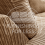 (Coffee) Bishop U-Shape Fullback Jumbo Cord Fabric 4