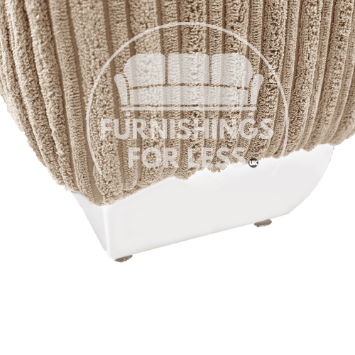 (Cream) Bishop U-Shape Fullback Jumbo Cord Fabric 2