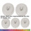 Rubber Bath Sink Plugs Basin Bathroom Kitchen x5 Drain Stopper 4