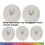 Rubber Bath Sink Plugs Basin Bathroom Kitchen x5 Drain Stopper 5