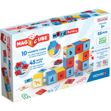 Magicube  Magnetic Shapes Word Builder - 55 Pieces