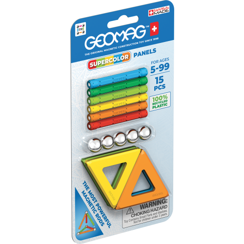 Geomag Magnetic  Supercolor - 15 Pieces