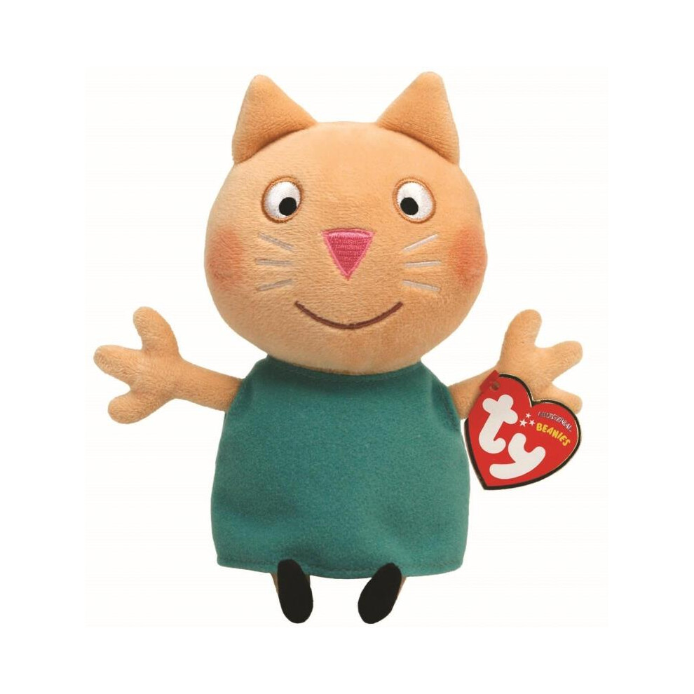 Photos - Other Toys Peppa Pig Friends Candy Cat Regular Size Beanie Boo
