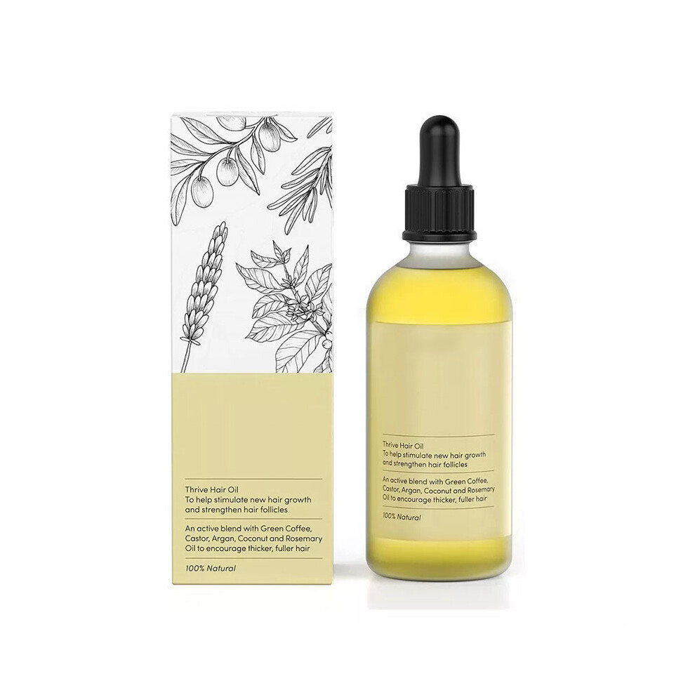 Gogerstar Hair Growth Oil 100% Natural With Caffeine, Biotin, Castor Oil, Argan Oil, Coconut Oil, And Rosemary Oil For Hair Growth Effective Hair Thick