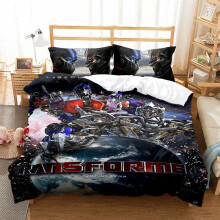(KT1, Double 200*200cm) Bedding Duvet Cover Set Gift For Transformers Fans