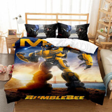 (KT2, Double 200*200cm) Bedding Duvet Cover Set Gift For Transformers Fans