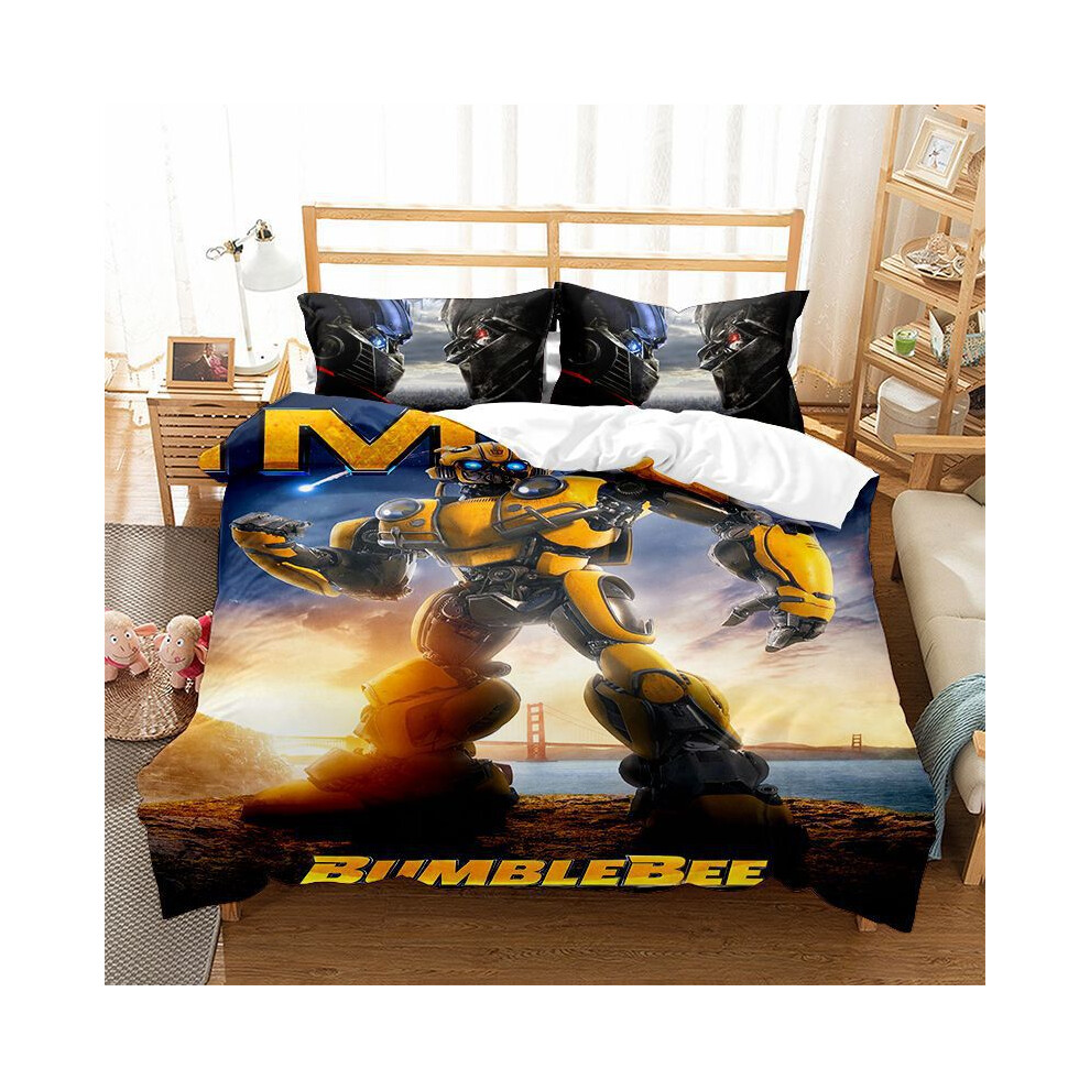 Stbnvf (Kt2, Double 200*200Cm) Bedding Duvet Cover Set Gift For Transformers Fans