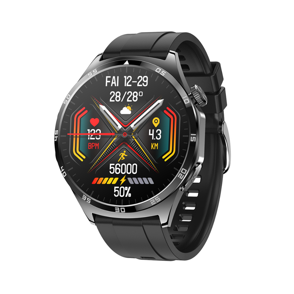 Chronus Smartwatch With Bluetooth Calling, Ecg+Ppg Heart Rate Monitoring, Multiple Sports Modes, And Long Battery Life(Black) Black 6976918010810