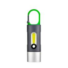 1 Set Keychain Flashlight Camping Light,Waterproof Retractable Portable Hanging Lantern,for Camping,Outdoors Working Emergency Lamp(Black)