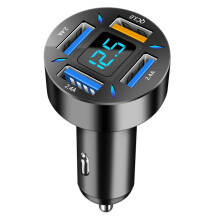 Car Charger 66W Super Fast Charging with USB 2.4A&QC 3.0Universal Quick Charge for 12-24V Car Cigarette Lighter Plug,for iPhone14-12,S22(Black)